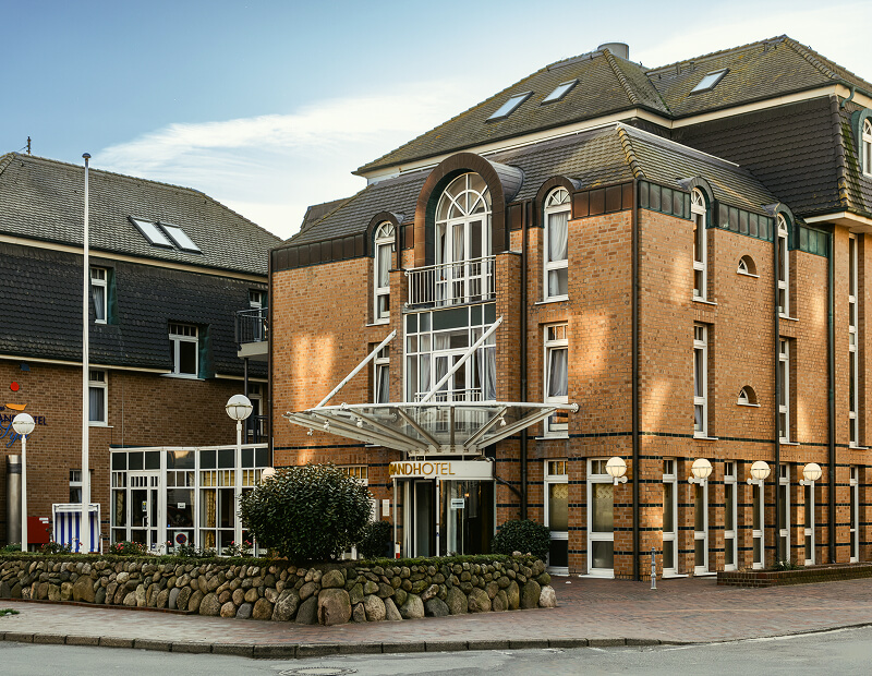 strandhotel-image Aussenansicht des Strandhotels auf Sylt