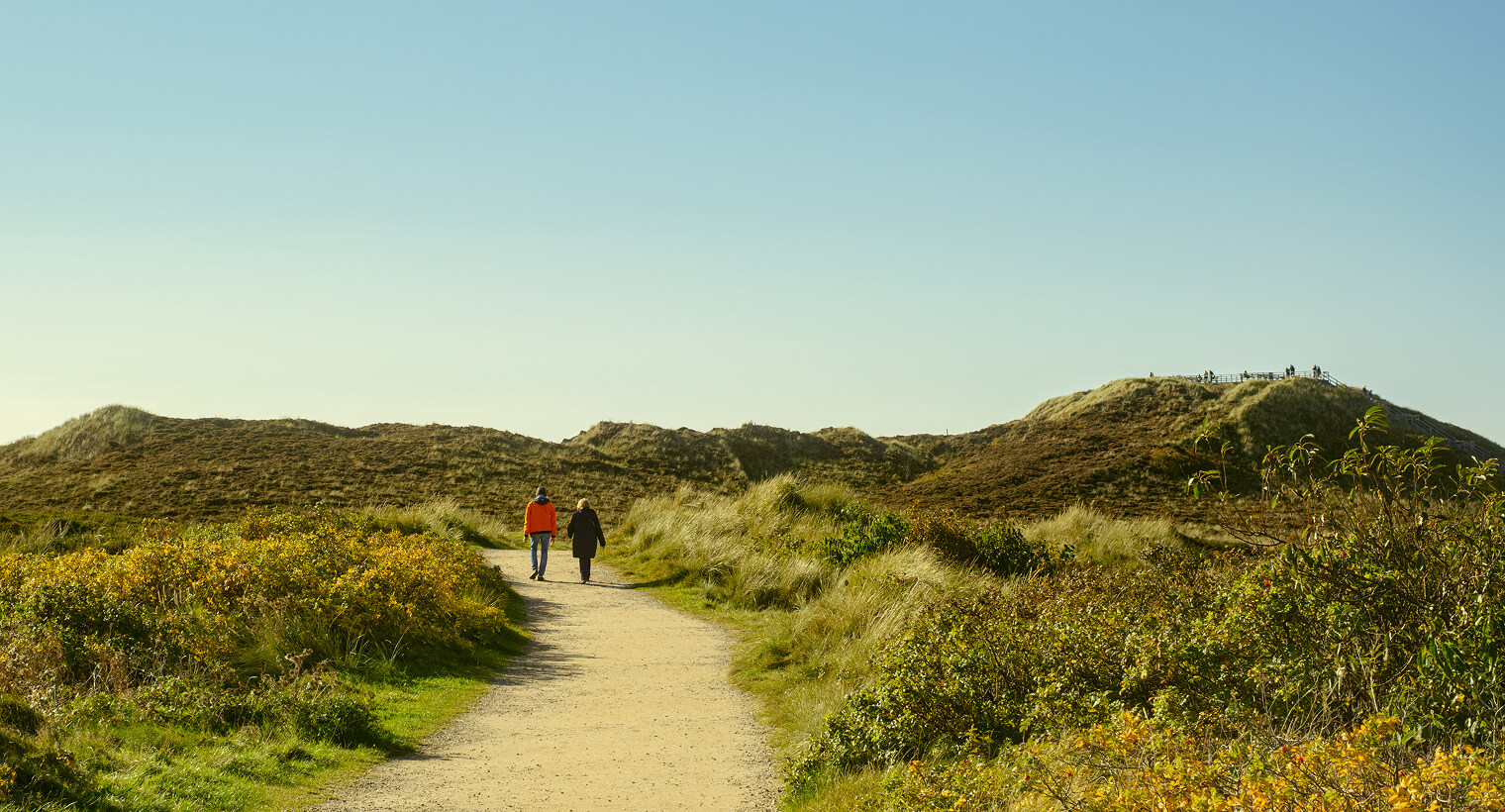 strand-spaziergang Strandpromenade auf Sylt